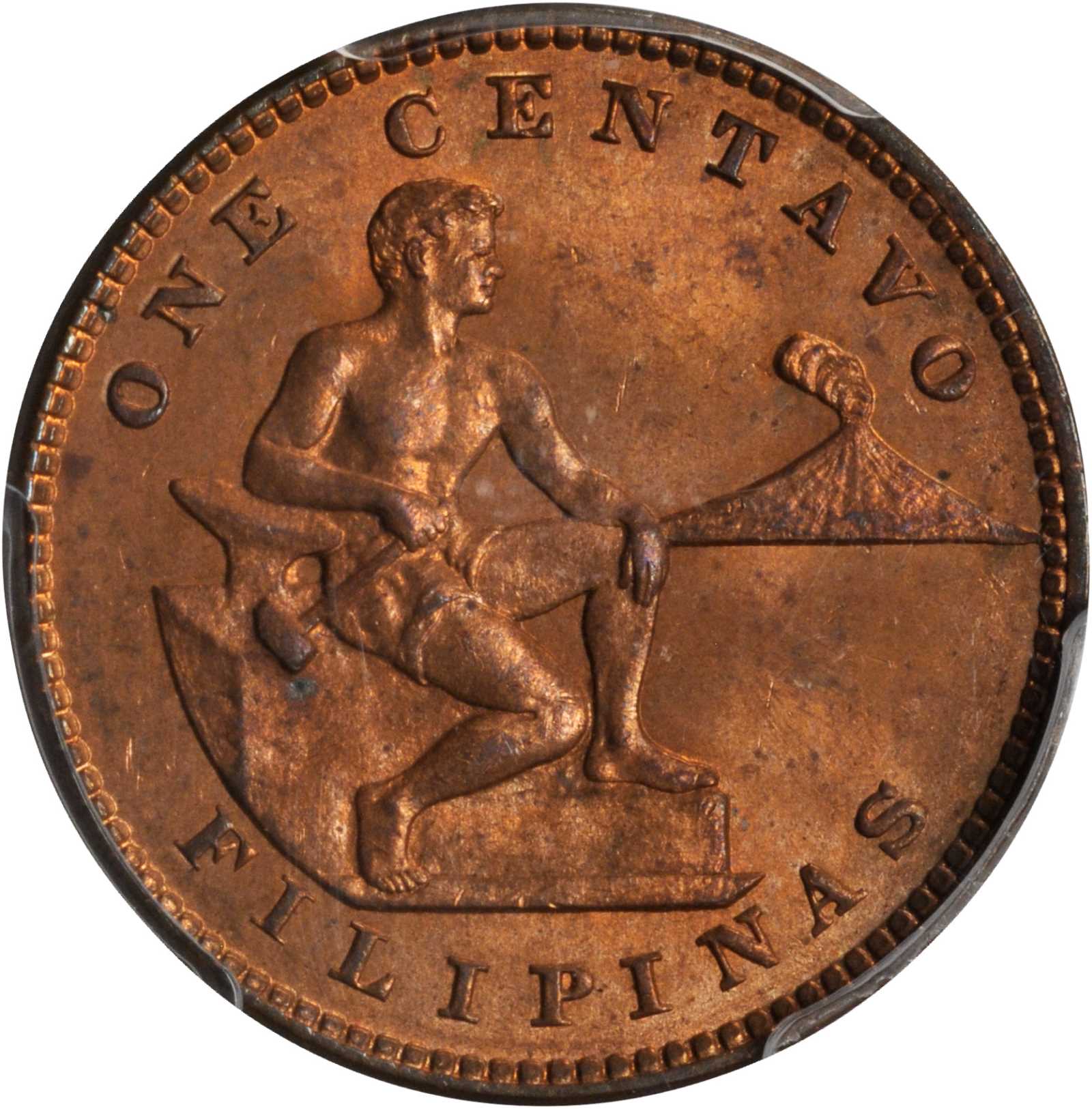 image for: 1936-M One Centavo. MS-65 RD (PCGS). Secure Holder.