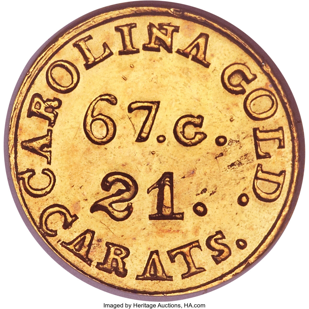 image for: (1837-42) $2 1/2 C. Bechtler Quarter Eagle, 67G. 21C. -- Cleaned -- ANACS. Unc Details, Net AU50. K-10, R.5....