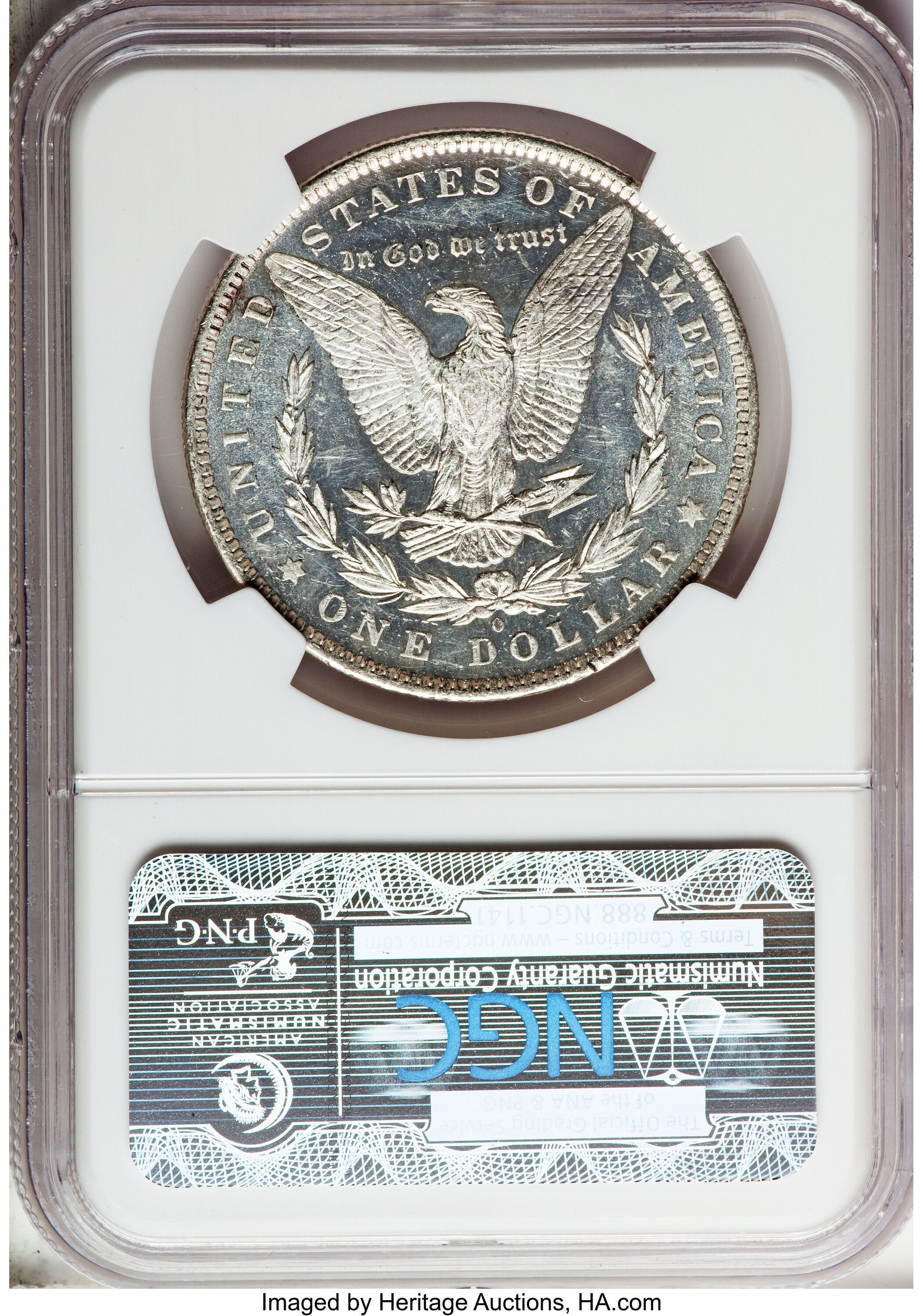 1883-O $1  MS DMPL AU50 DMPL CAC thumbnail 4