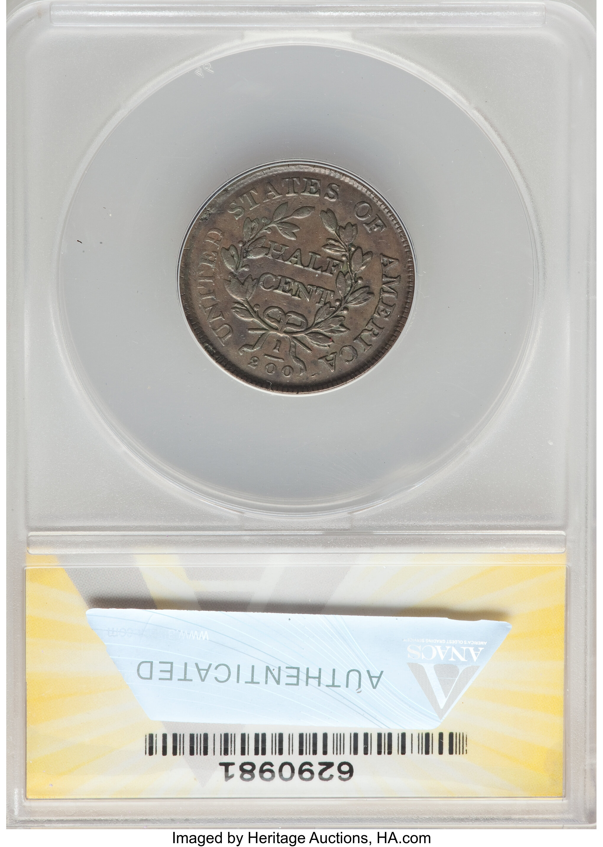 1806 1/2c Small 6, Stems, C-2 MS BN F15 BN thumbnail 23