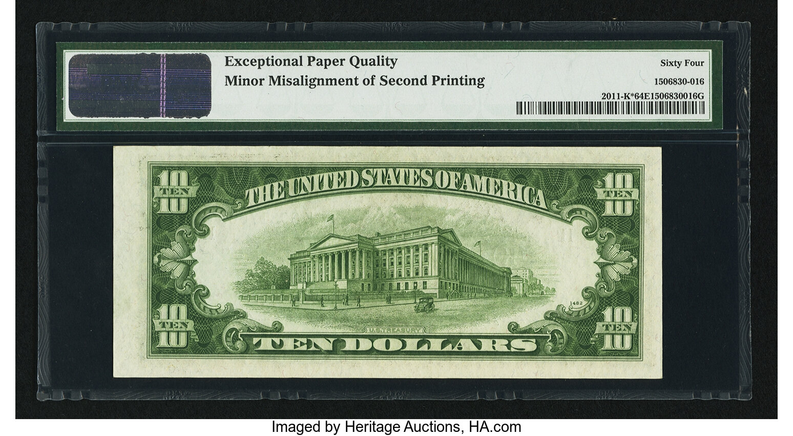 image for: Fr. 2011-K* $10 1950A Federal Reserve Star Note. PMG Choice Uncirculated 64 EPQ....