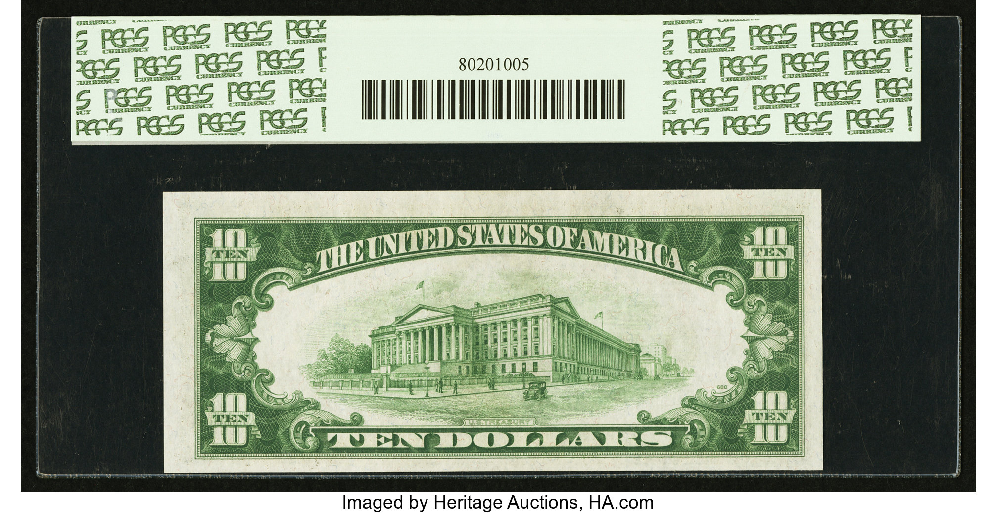 image for: Fr. 2006-C* $10 1934A Federal Reserve Note. PCGS Choice New 63PPQ....