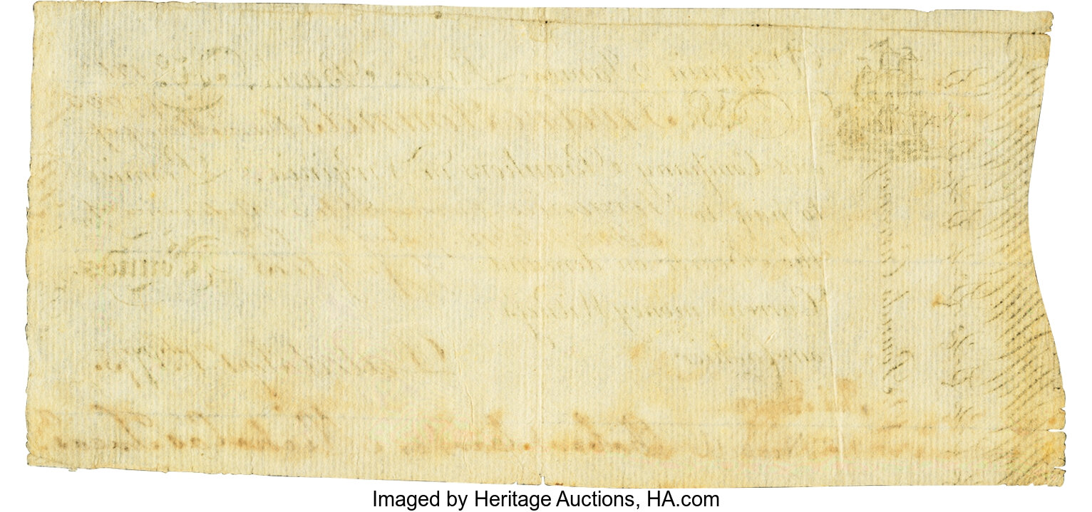 image for: Virginia September 1, 1775 12 Pounds James River Bank Form Fr. VA-87 PMG Extremely Fine 40. ...