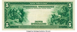 image for: Fr. 795 $5 1918 Federal Reserve Bank Note PMG Choice Very Fine 35....