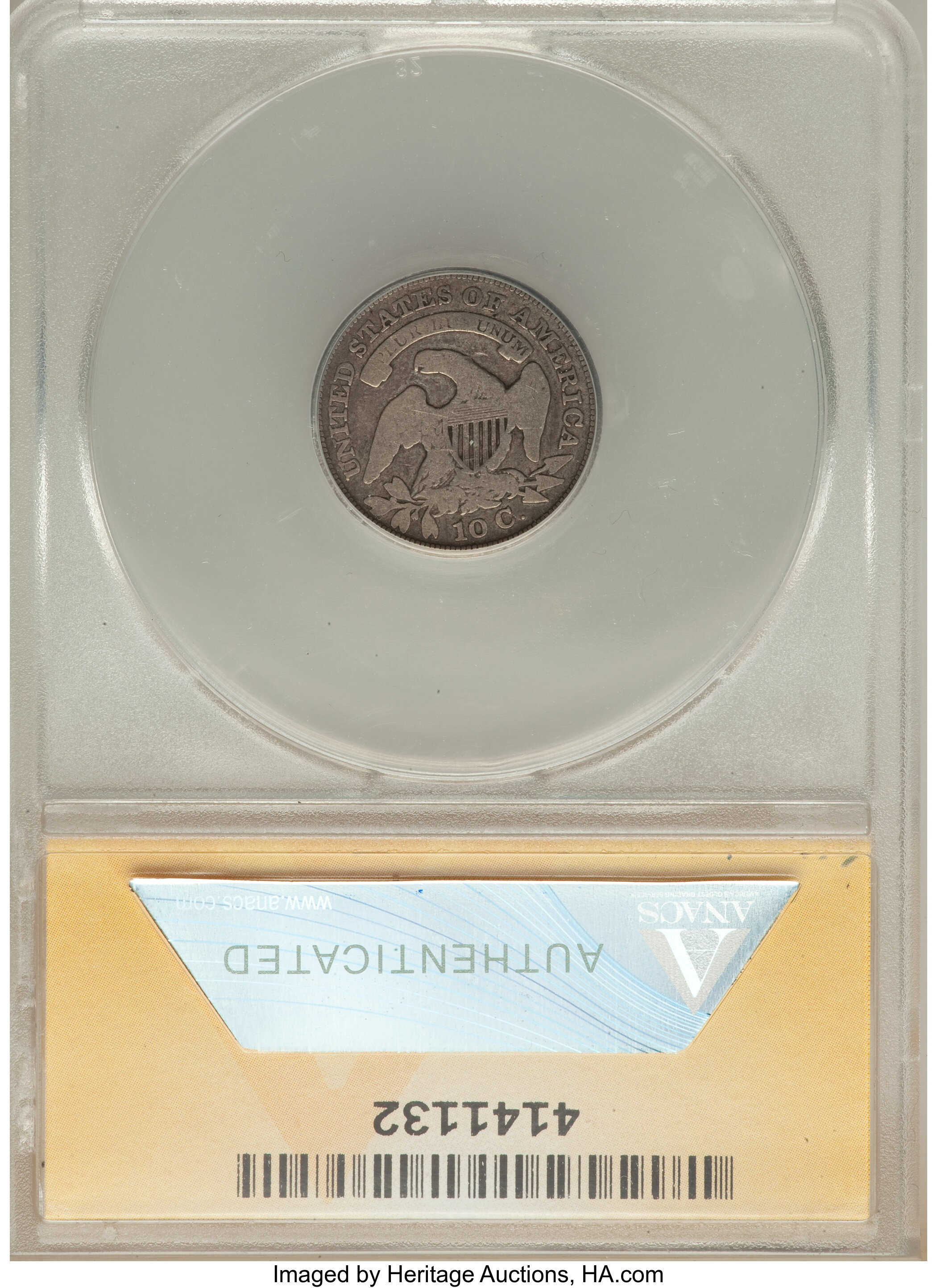 1829 10c Small 10C VG8 thumbnail 2