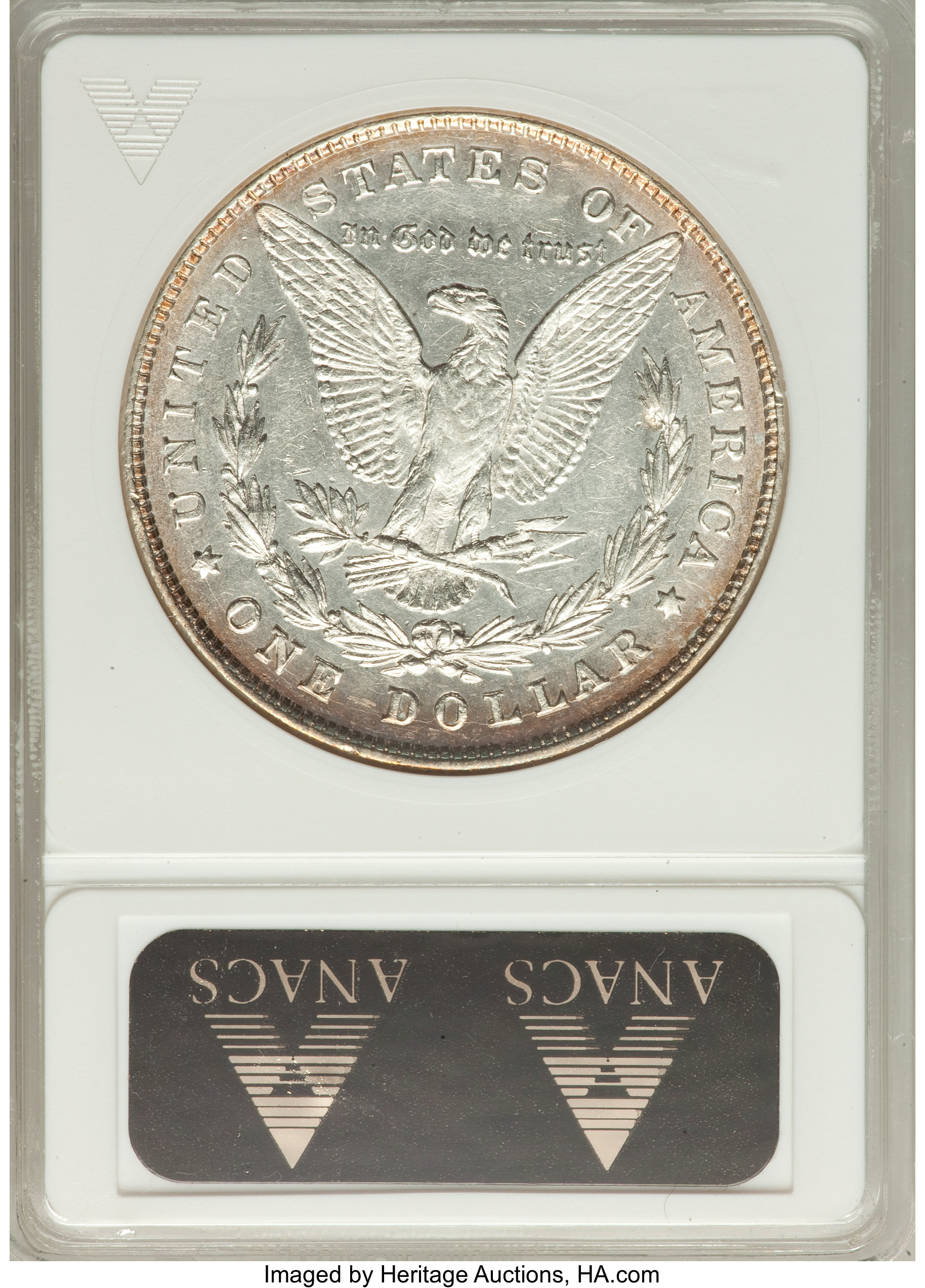 1878 8TF $1  Doubled Date, VAM-20 AU53 CAC thumbnail 4