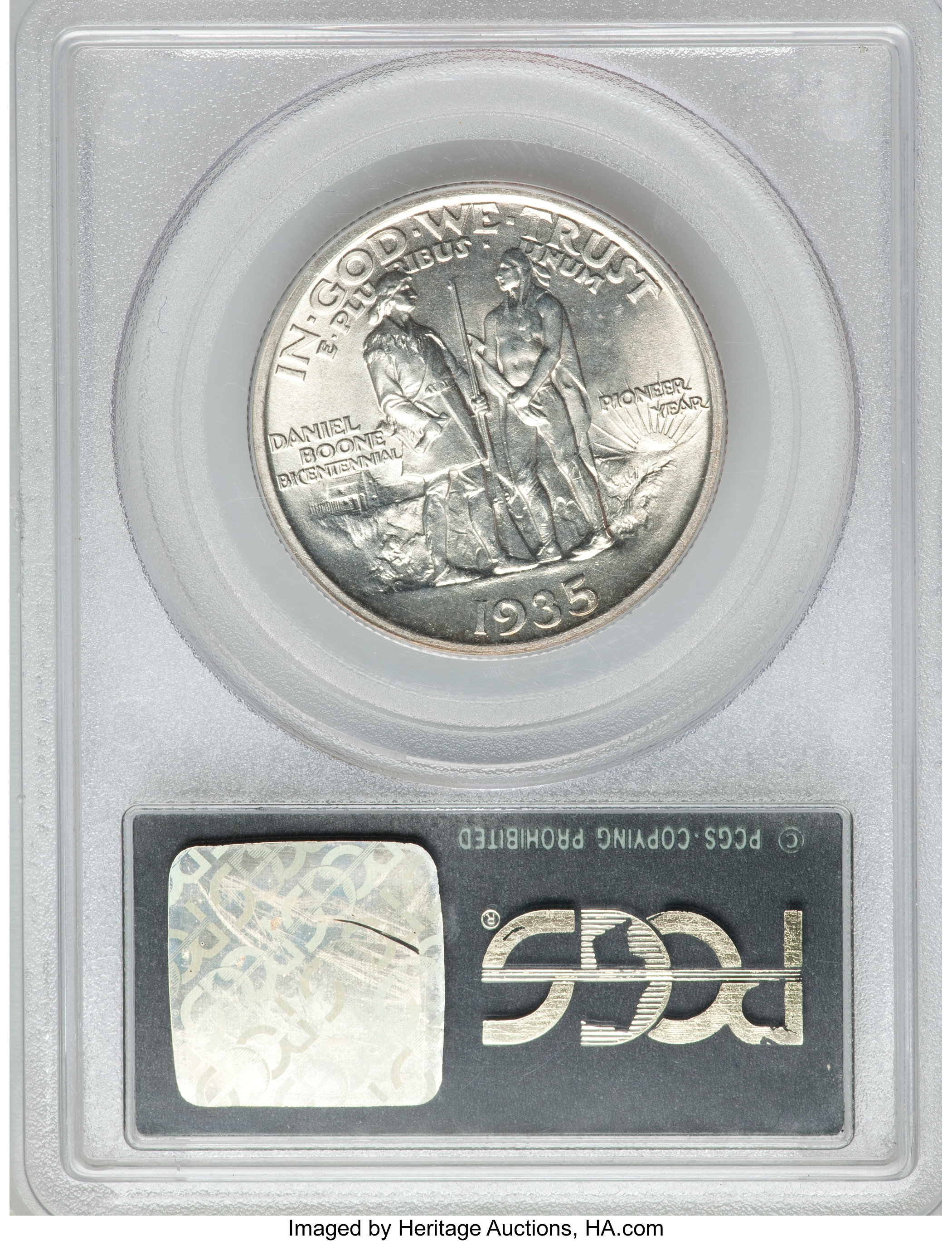 1935 50c Boone AU58 thumbnail 10