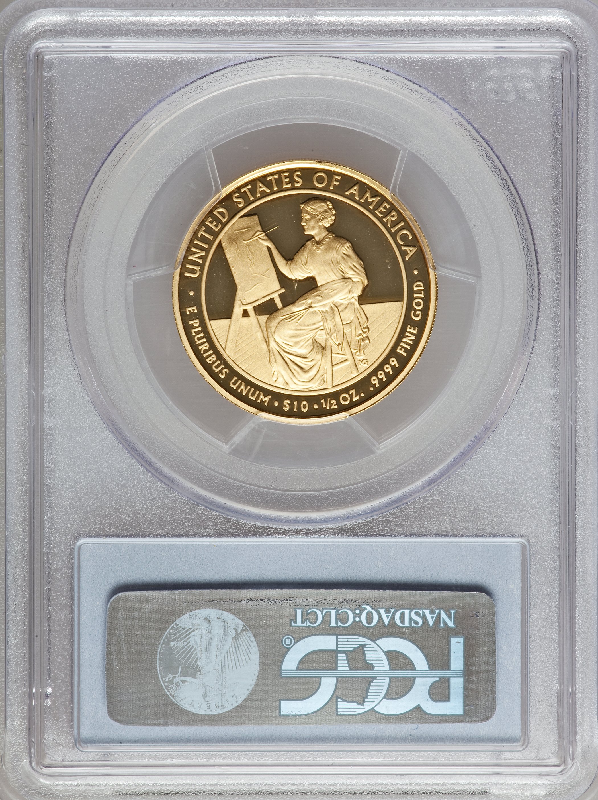 image for: 2011-W $10 Lucretia Garfield PR69 Deep Cameo PCGS. PCGS Population (182/47). NGC Census: (0/0).  Numismedia Wsl. Price for ...