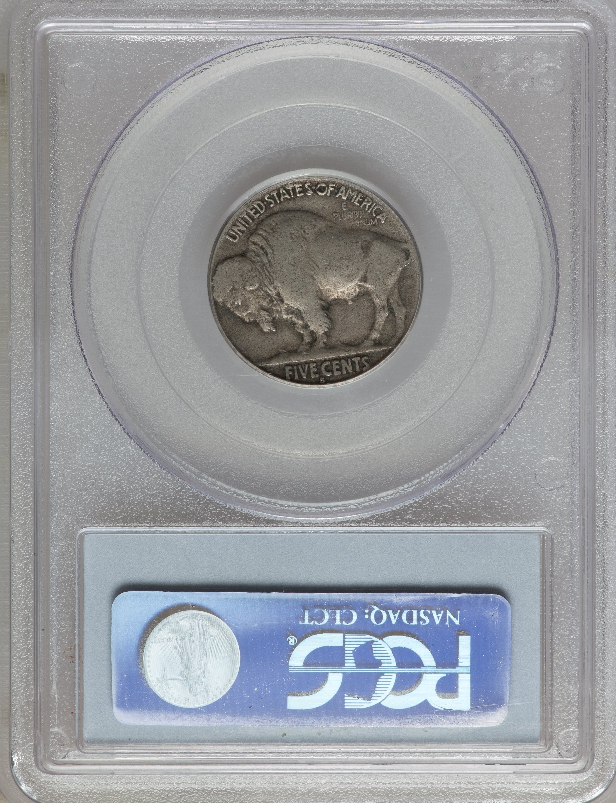 1915-S 5c VG10 CAC thumbnail 2