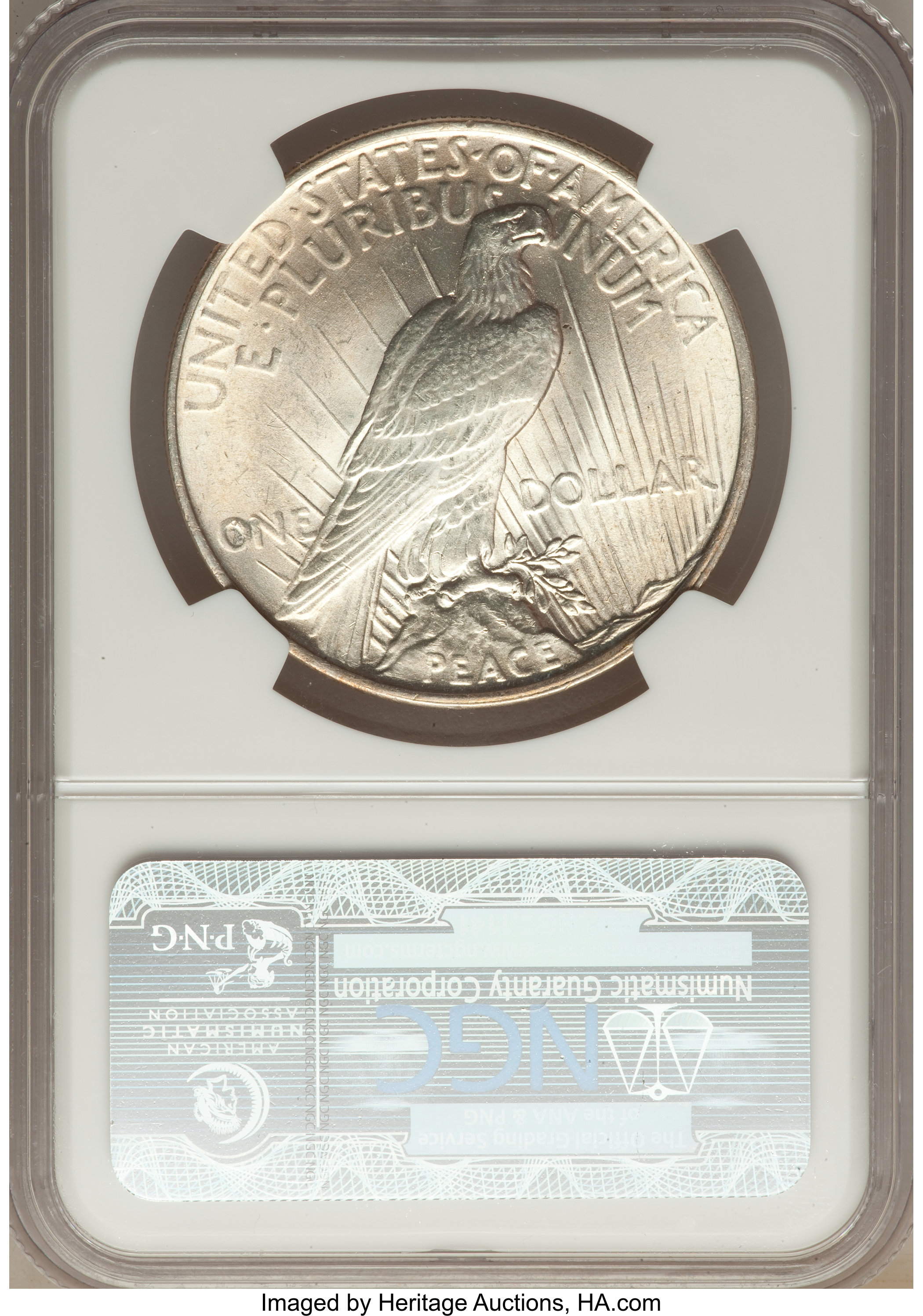 1924 $1  Doubled Reverse, VAM-2 MS63 CAC thumbnail 24