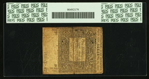 image for: Connecticut May 10, 1770 5s PCGS Apparent Very Fine 20....
