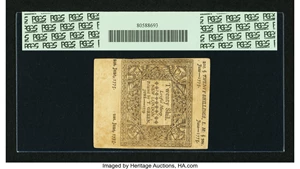 image for: Connecticut June 1, 1775 20s PCGS New 61....