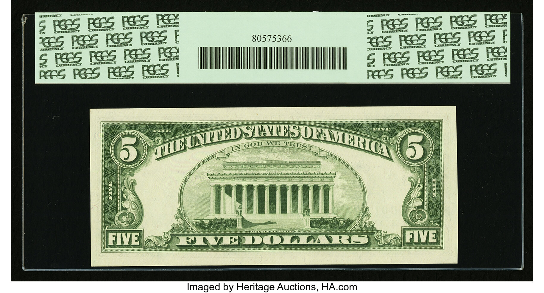 image for: Fr. 1968-D ★  $5 1963A Federal Reserve Note. PCGS Very Choice New 64PPQ....
