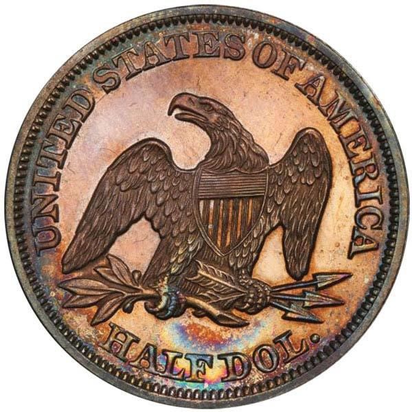 image for: 50C 1855/54 ARROWS PCGS PR63 CAC EX NEWMAN