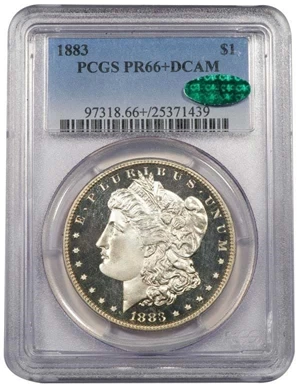 image for: $1 1883 PCGS PR66+ DCAM CAC