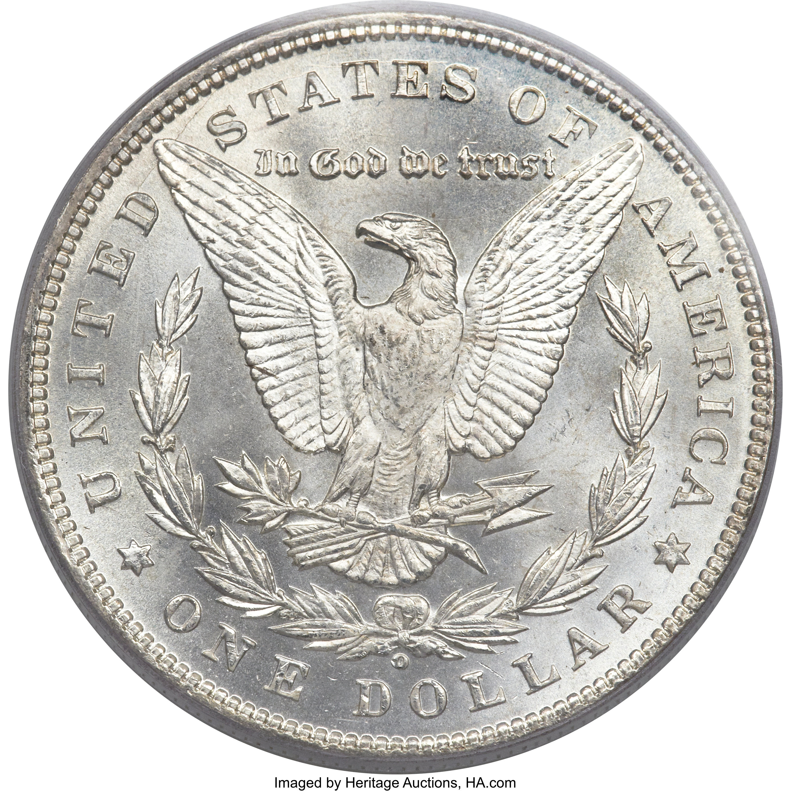 image for: 1899-O $1 Micro O, Wing Lines, VAM-5, MS65+ PCGS Secure....