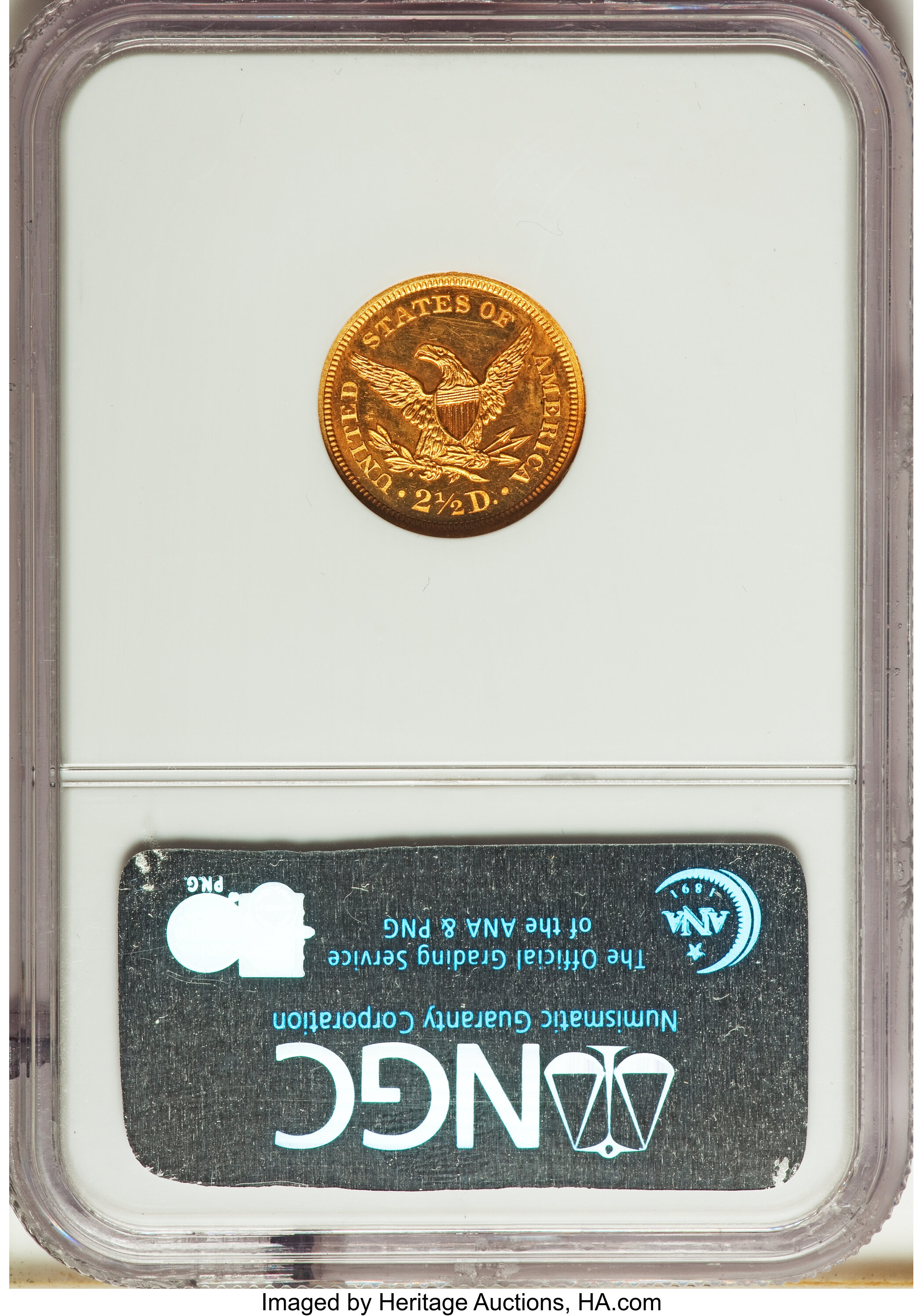 image for: 1843 $2 1/2 PR63 Cameo NGC....
