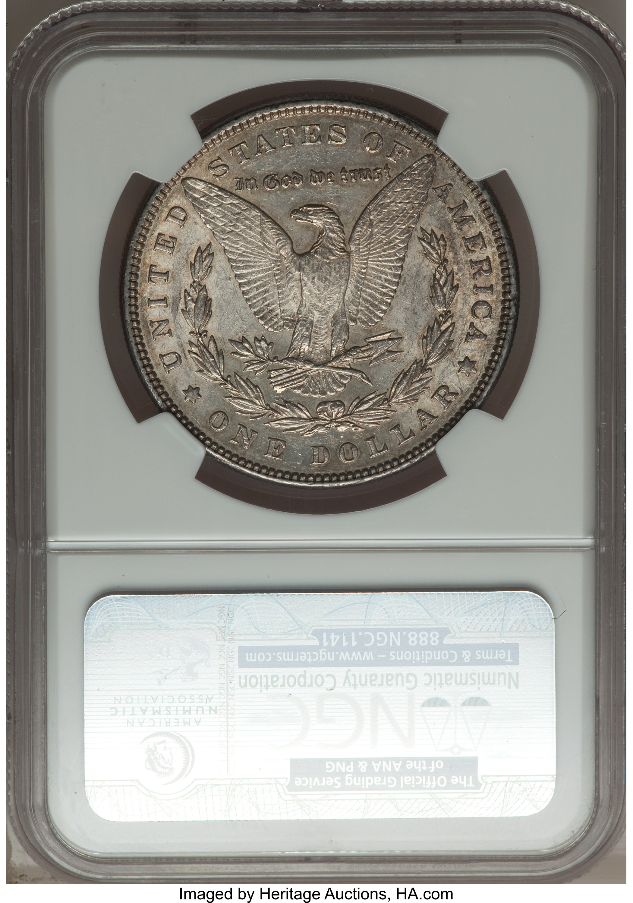 1886 $1  Doubled Date, VAM-20 VG10 thumbnail 3