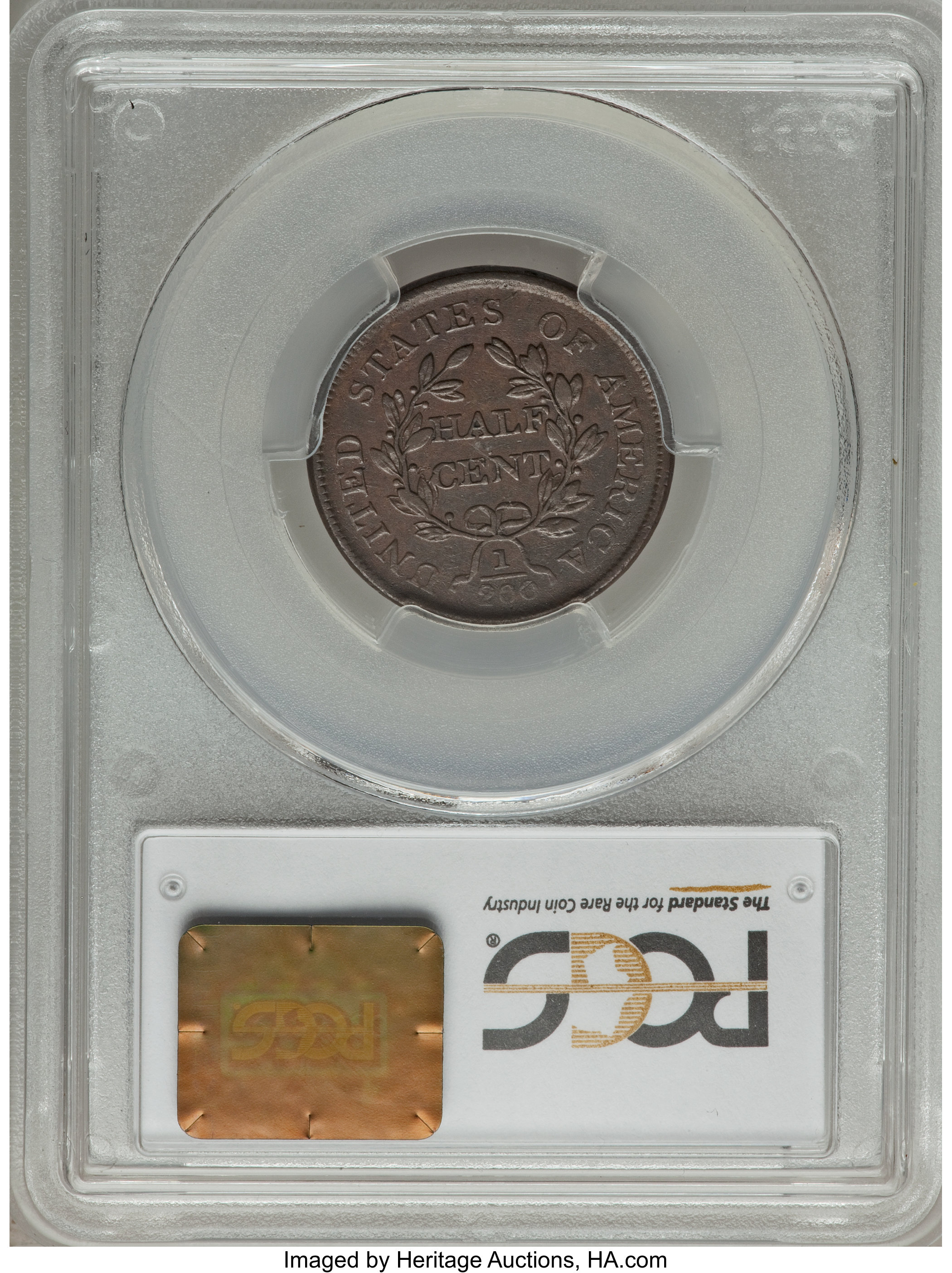 1804 1/2c Crosslet 4, No Stems, C-12 MS BN G6 BN thumbnail 12