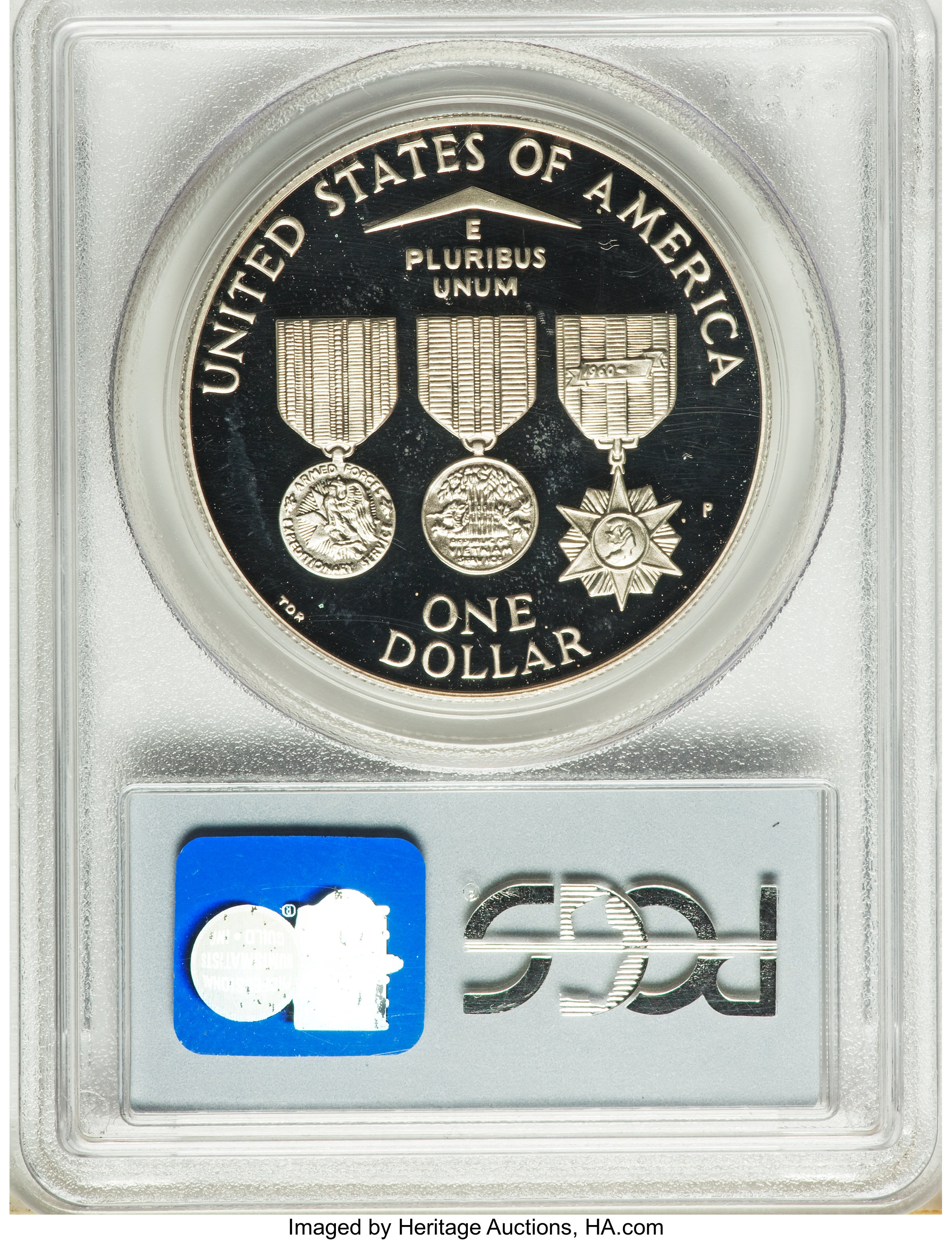 2005-P S$1 Marine Corps 230th Anniversary PR DCAM PR69 DCAM thumbnail 11