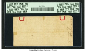 image for: State of Maryland Apr. 8, 1791 £350 Exchange Certificate Anderson MD-7 PCGS Apparent Very Fine 30....