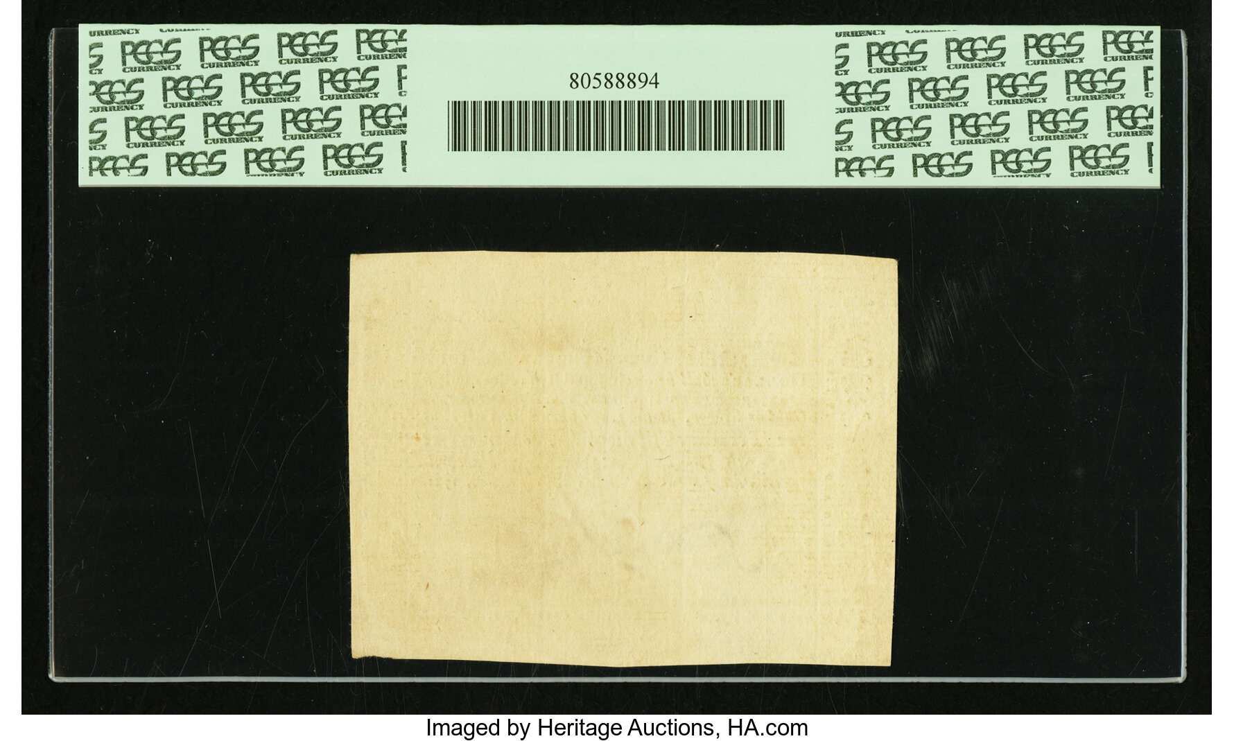 image for: Virginia March 1, 1781 $750 printed on thin laid paper PCGS Apparent Choice About New 55....