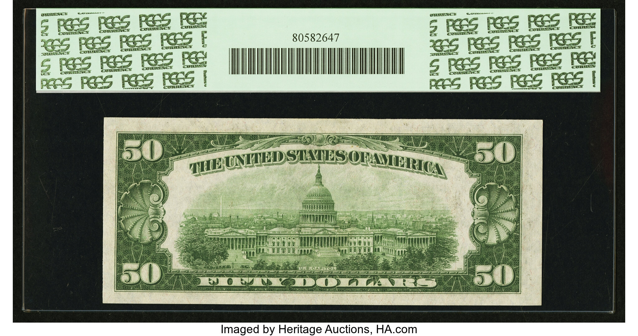 image for: Fr. 2102-J $50 1934 Federal Reserve Note. PCGS Very Choice New 64....