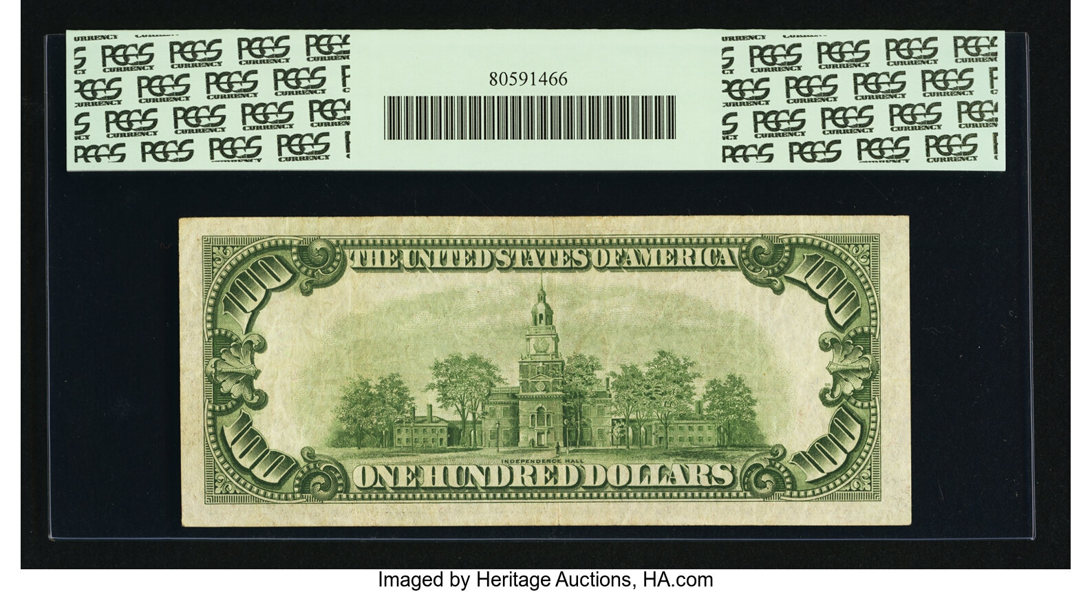 image for: Fr. 2152-J* $100 1934 Dark Green Seal Federal Reserve Note. PCGS Very Fine 30....