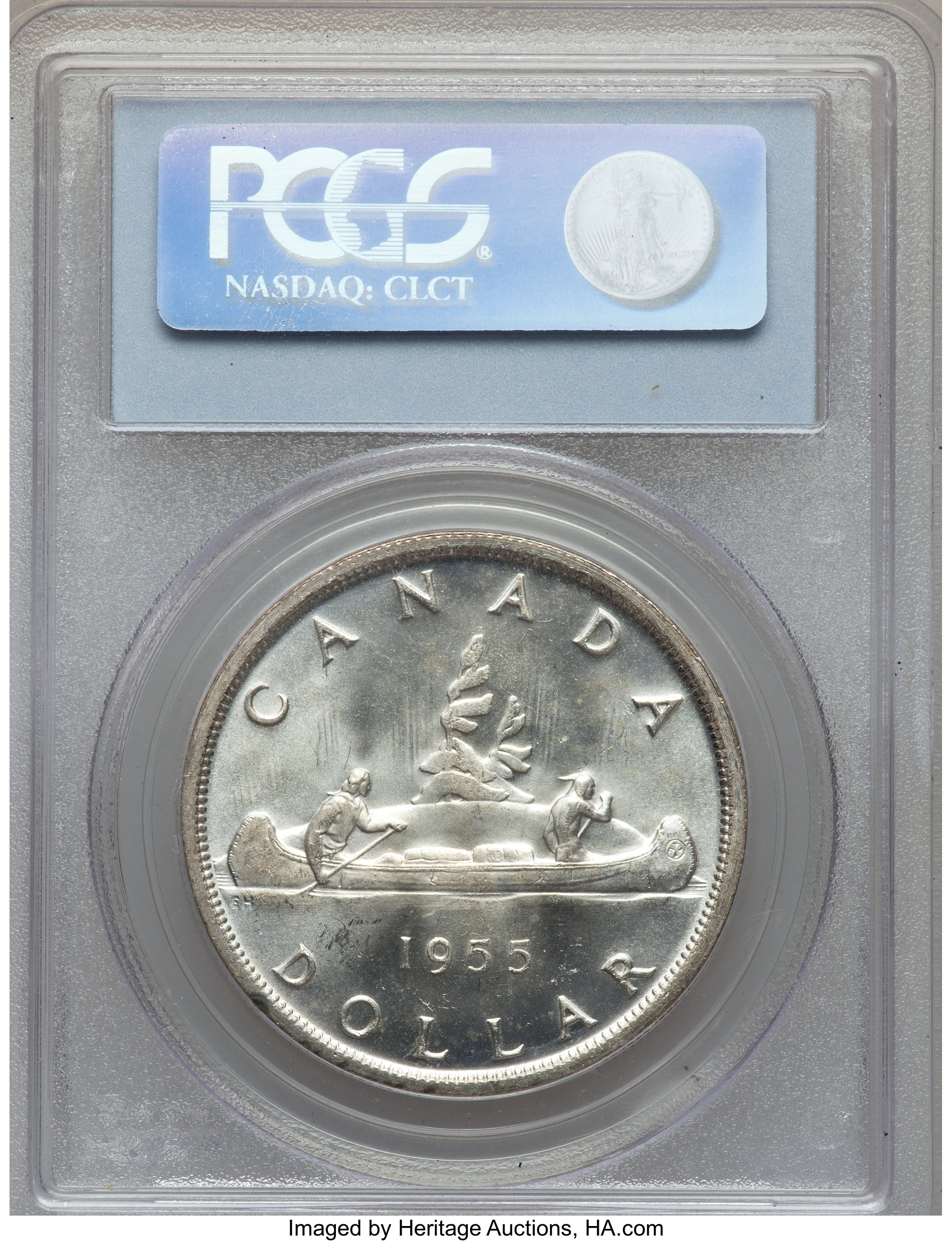 image for: Elizabeth II Dollar 1955 MS64 PCGS