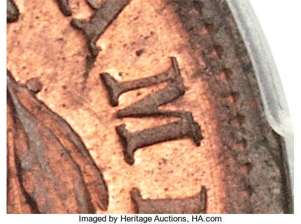 image for: 1839 1C Silly Head, N-9, R.2, MS65 Red and Brown PCGS. CAC....