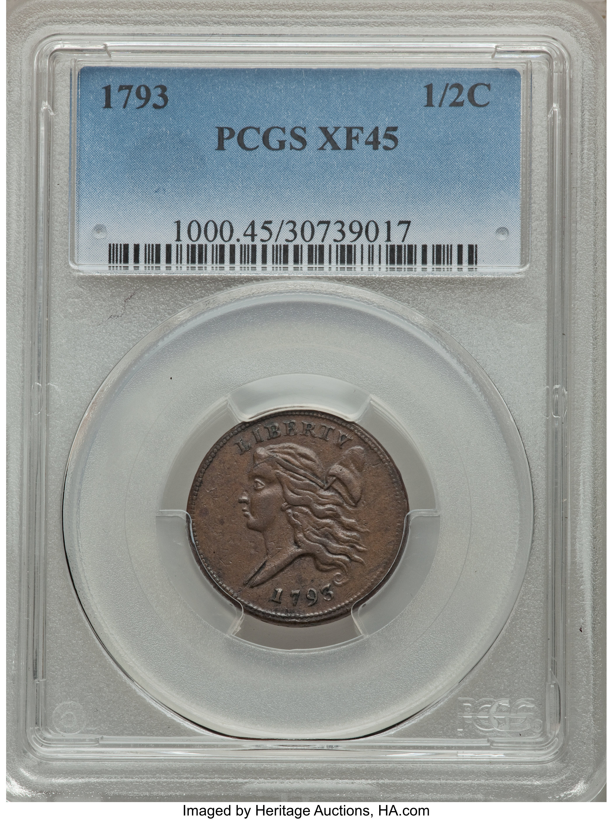 1793 1/2c C-3 MS BN MS61 BN thumbnail 27
