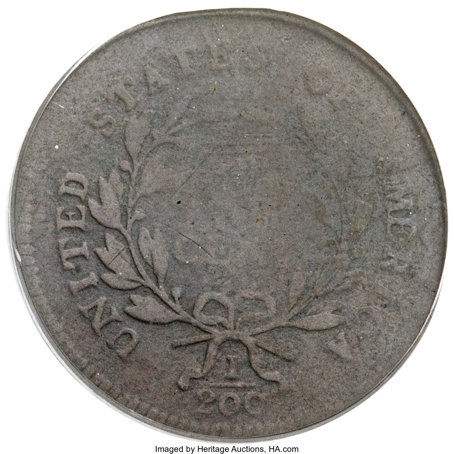 1796 1/2c Pole, C-2 MS BN G6 BN thumbnail 3
