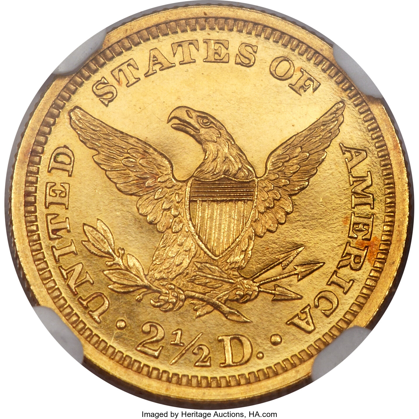 image for: 1864 $2 1/2 PR64+ Ultra Cameo NGC....