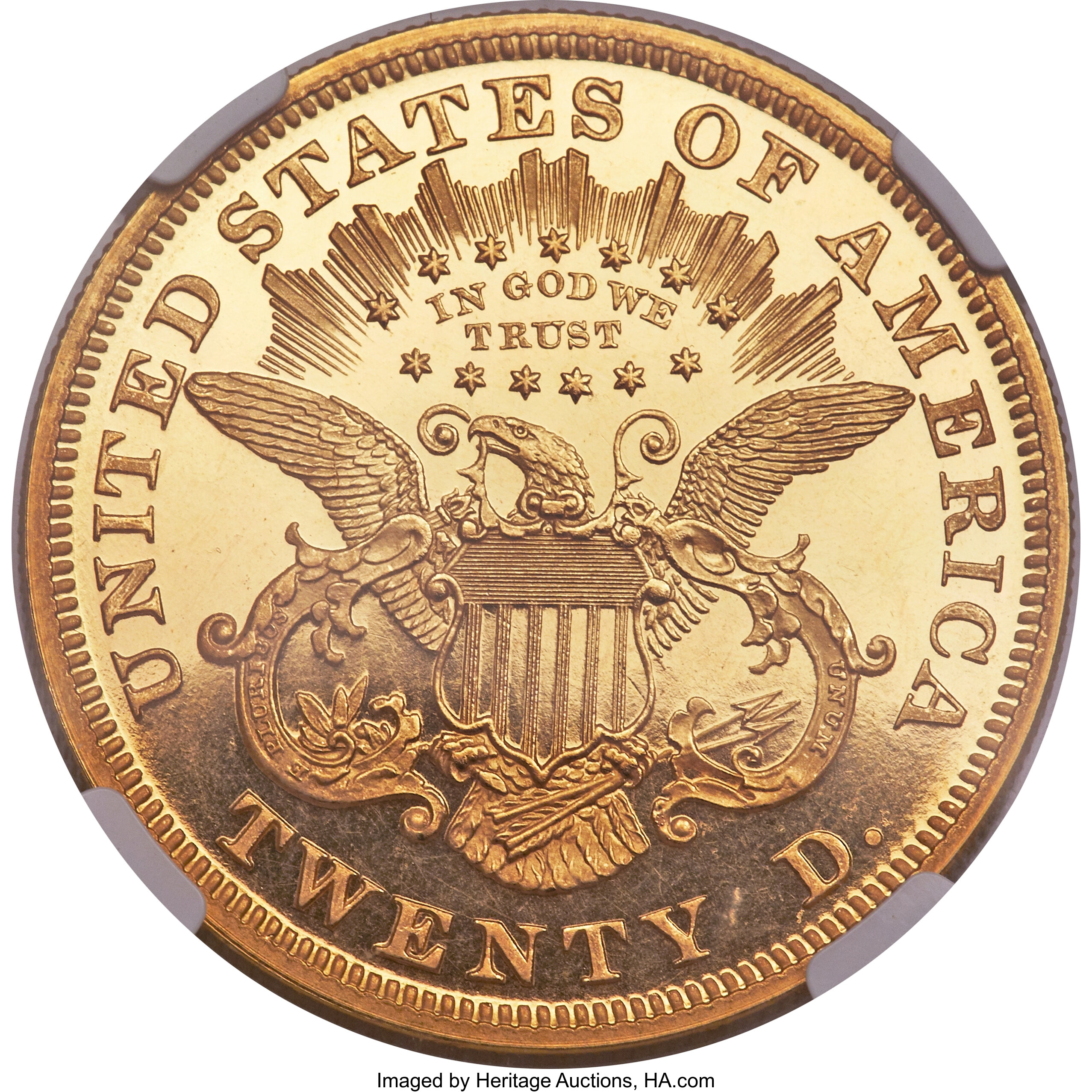 image for: 1874 $20 PR65 Ultra Cameo NGC....