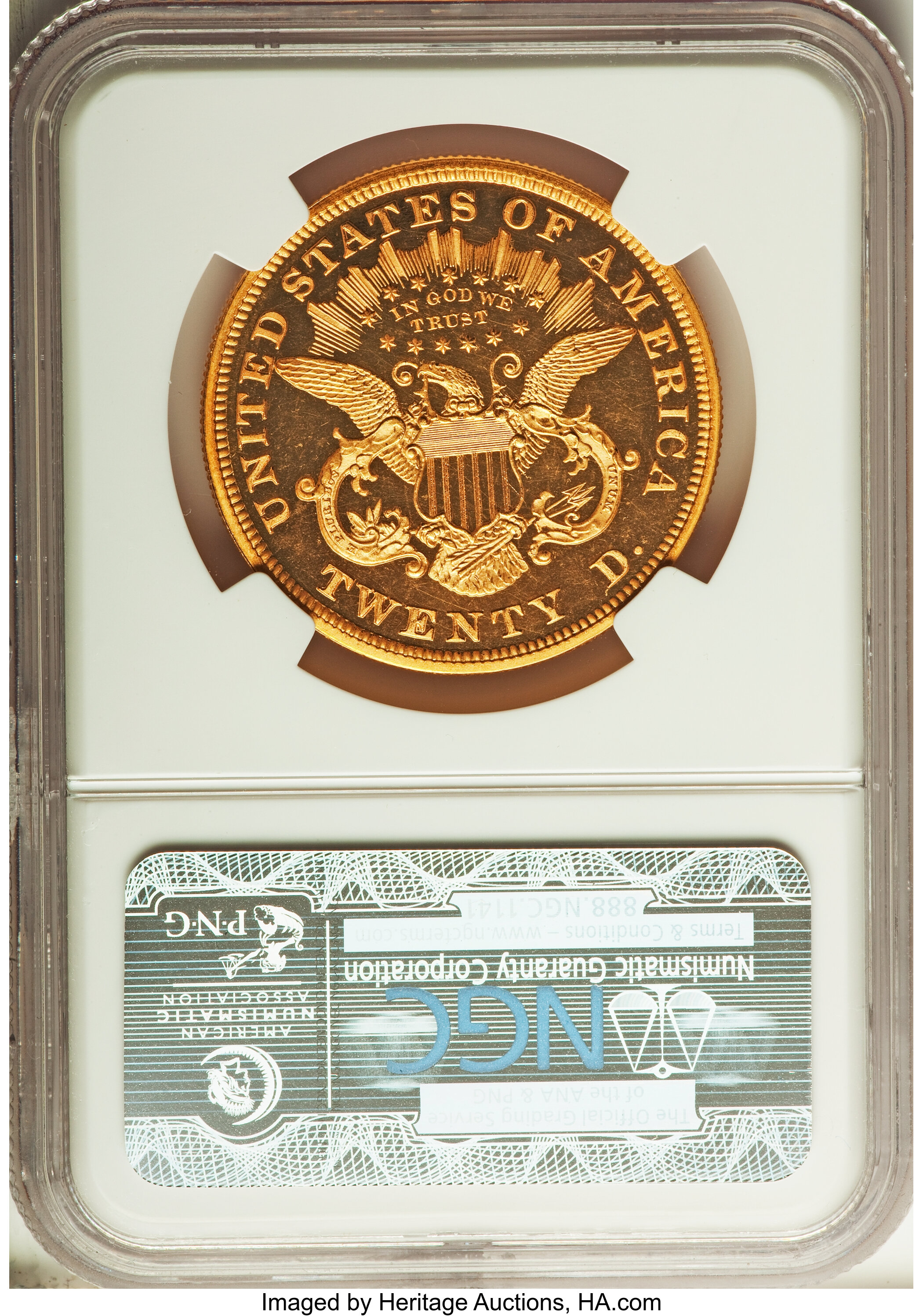 image for: 1874 $20 PR65 Ultra Cameo NGC....