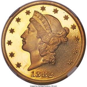 image for: 1882 $20 PR65 Ultra Cameo NGC....