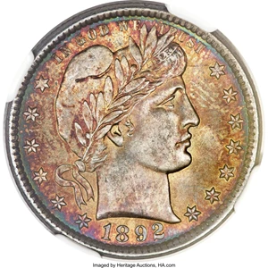 image for: 1892 25C MS68 ★ NGC....