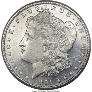 image for: 1901-S $1 MS63 Deep Mirror Prooflike PCGS....