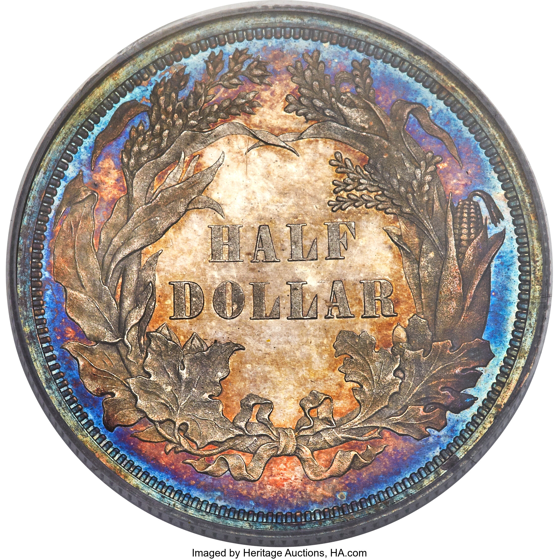 image for: 1859 P50C Half Dollar, Judd-247, Pollock-286, High R.7, PR64 PCGS. CAC....