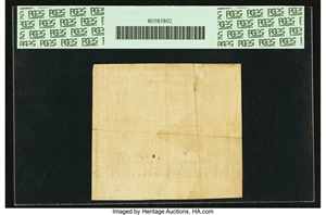 image for: Virginia March 1, 1781 $80 printed on thick laid paper PCGS Apparent Very Fine 30....