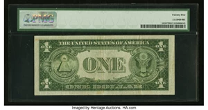 image for: Fr. 1610* $1 1935A S Silver Certificate. PMG Very Fine 25....