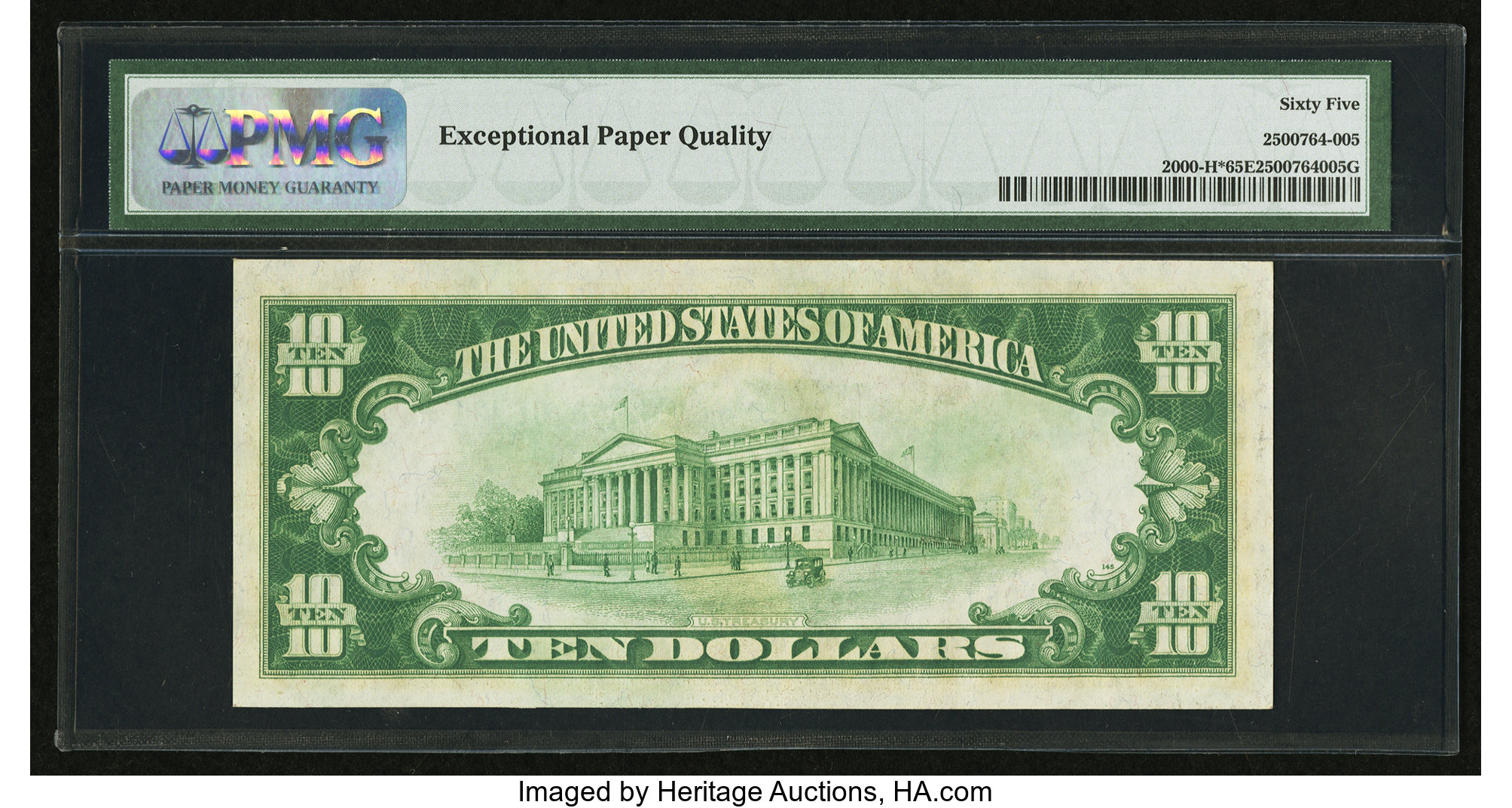 image for: Fr. 2000-H* $10 1928 Federal Reserve Note. PMG Gem Uncirculated 65 EPQ....