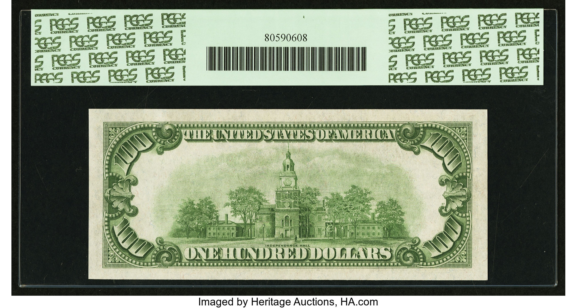 image for: Fr. 2153-G* $100 1934A Mule Federal Reserve Note. PCGS Very Choice New 64PPQ....