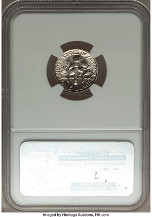 image for: 1993-P 10C MS68 Full Bands NGC. NGC Census: (4/0). PCGS Population (0/0). Mintage: 766,179,968.From The Paul Kiraly #1 ...