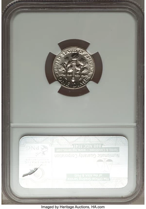 image for: 1995-P 10C MS68 Full Bands NGC. NGC Census: (5/0). PCGS Population (1/0). Mintage: 1,125,500,032.From The Paul Kiraly #...