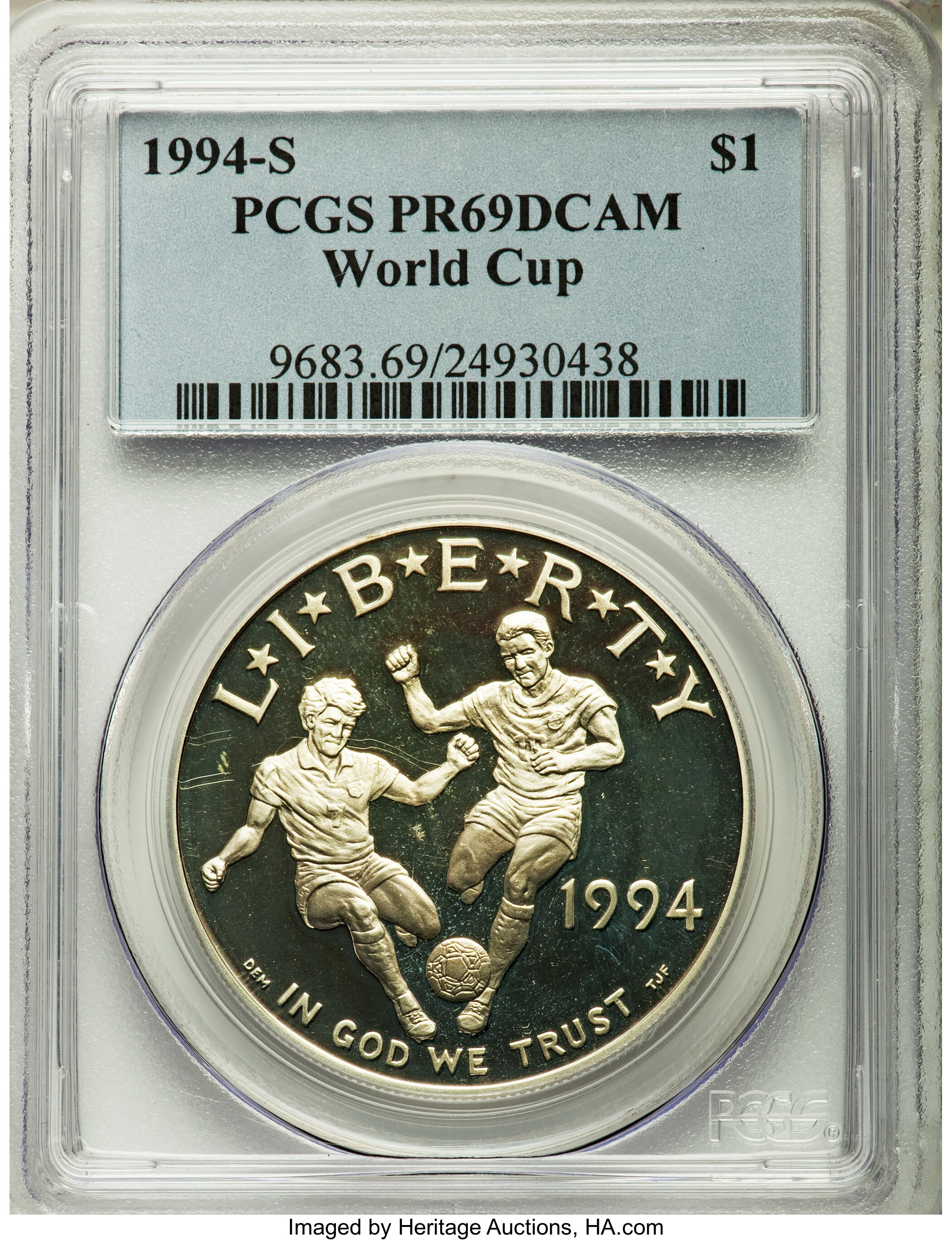 1997-S S$1 Jackie Robinson PR DCAM PR69 DCAM thumbnail 10