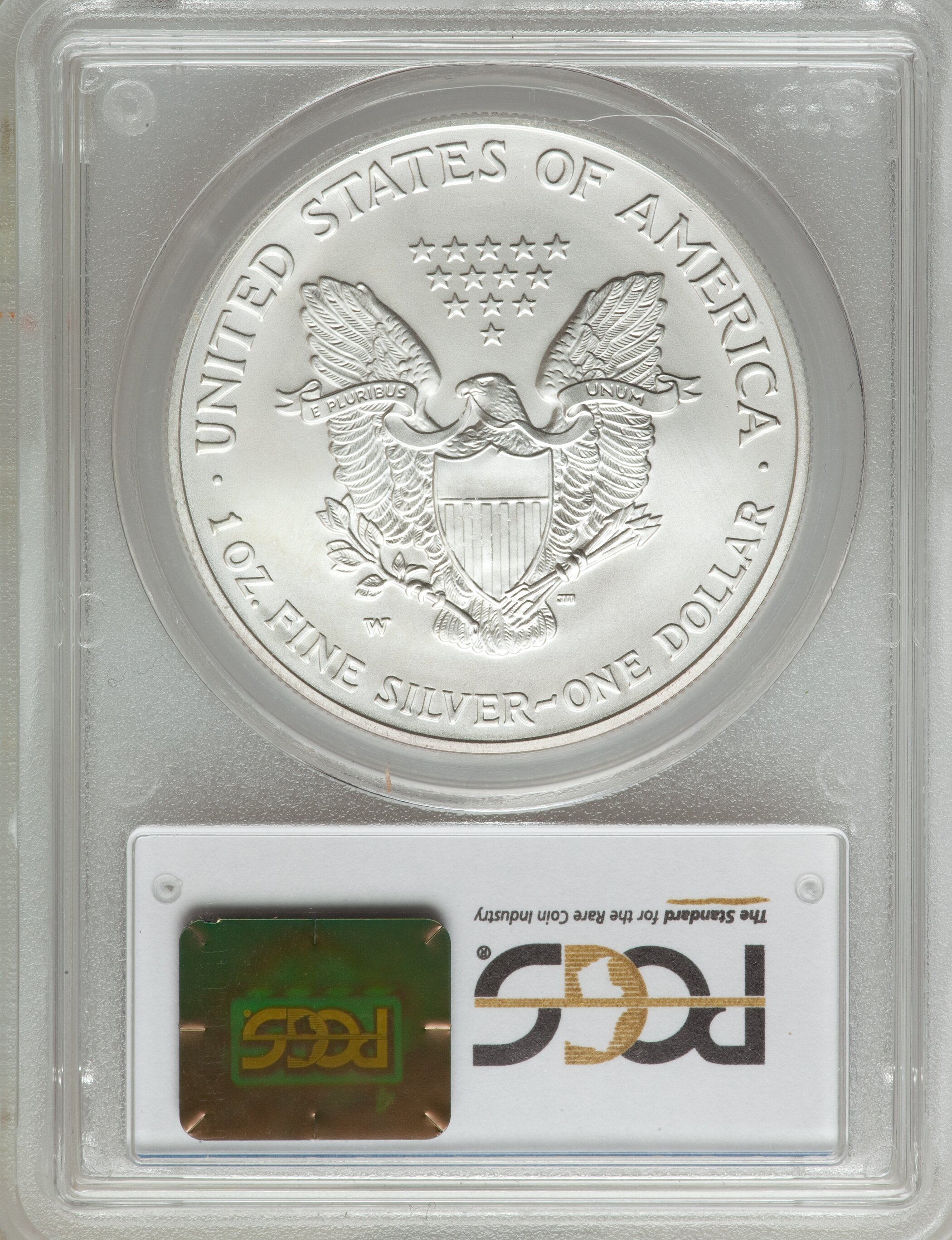 2006-W $1  Silver Eagle, Burnished MS66 CAC thumbnail 12