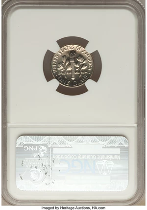 image for: 1982-D 10C MS67 Full Bands NGC. NGC Census: (0/0). PCGS Population (10/0). Mintage: 542,713,600. Numismedia Wsl. Price for ...