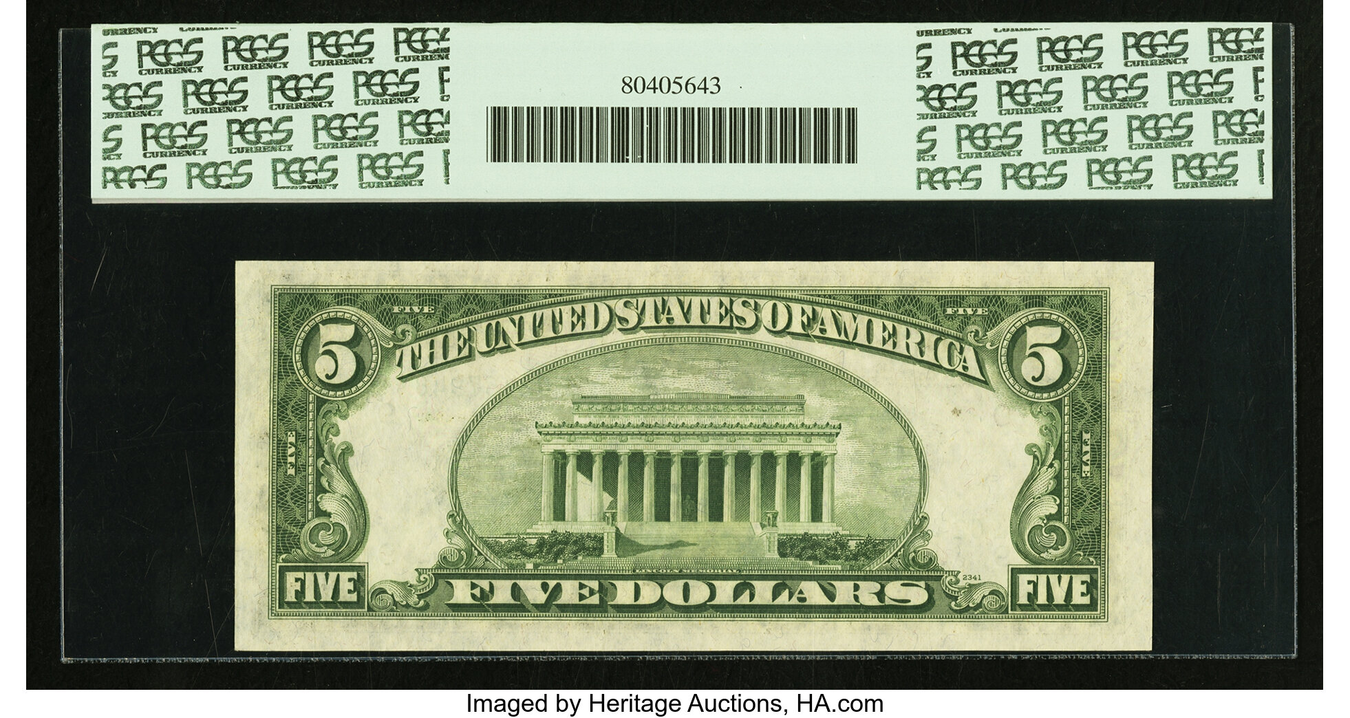 image for: Fr. 1964-I* $5 1950C Federal Reserve Note. PCGS Very Choice New 64PPQ....