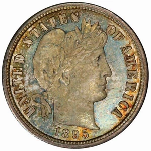 image for: 10C 1895-S PCGS MS66 CAC EX SIMPSON